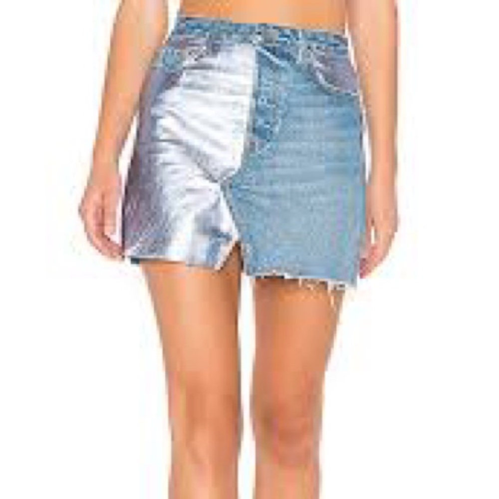 GRLFRND Milla Denim Skirt